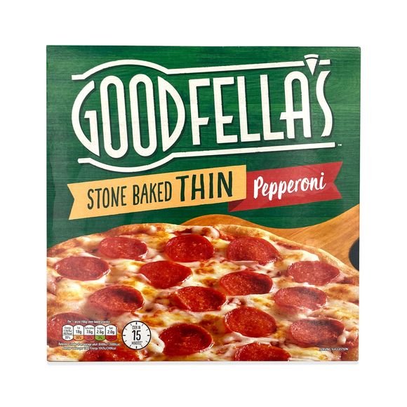 Stone Baked Thin Pepperoni 332g Goodfella's | ALDI.IE